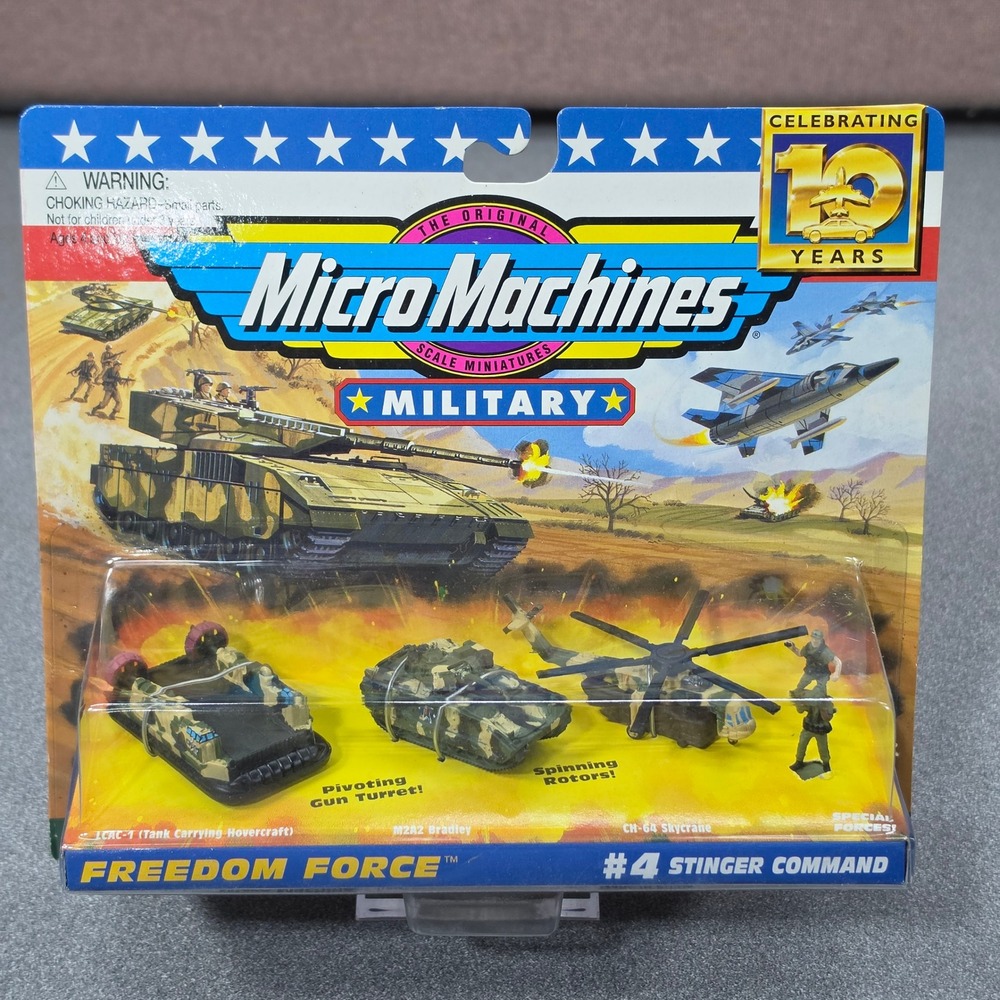 Micro Machines Military Freedom Force #4 Stinger Command New Camo Vehicles Set